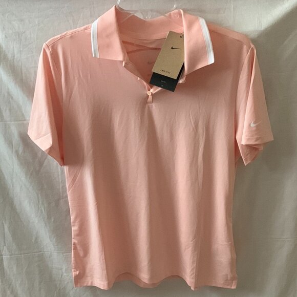 Nike Tops - NIKE Women's Golf Polo Shirt in Peach Sz LARGE